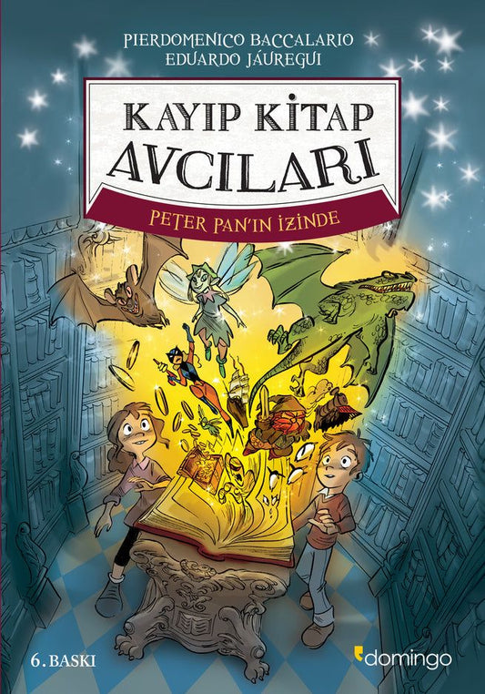 Kayıp Kitap Avcıları 1 -  Peter Pan'ın İzinde - Domingo Yayınevi Kitap