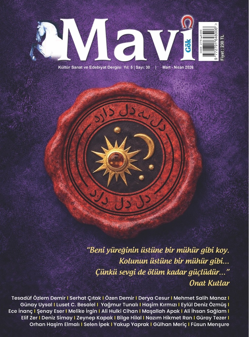 Mavi Gök  Kültür Sanat  ve Edebiyat Dergisi 30. Sayı - Eğiten Kitap Kitap
