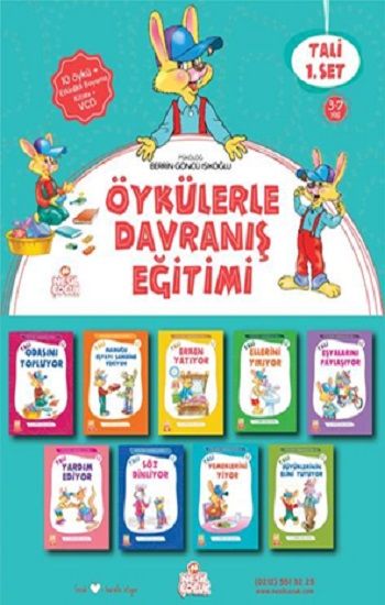 Tali Öykülerle Davranış Eğitimi Seti (10 Kitap) Berrin Göncü Işıkoğlu Türkçe çocuk kitabı kapağı