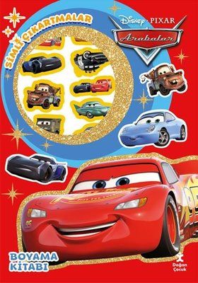 Disney Pixar Arabalar - Star Simli Çıkartmalı Boyama Kitabı - Doğan Çocuk Kitap