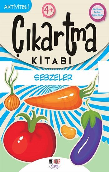 Sebzeler - Çıkartma Kitabı - Mekika Yayınevi Kitap