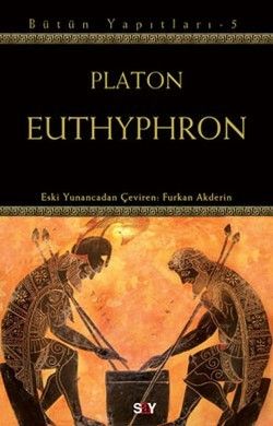 Euthyphron Platon (Eflatun) Türkçe kitap kapağı