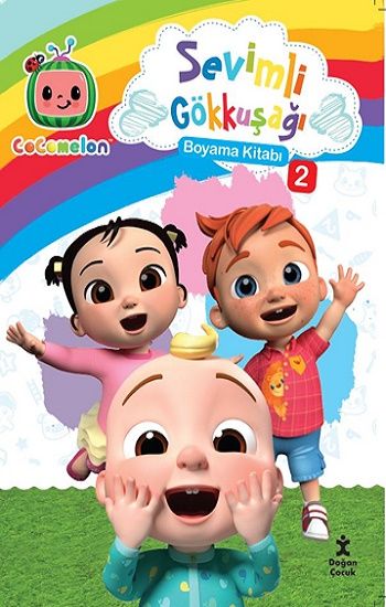 Cocomelon Sevimli Gökkuşağı Boyama Kitabı 2 - Doğan Çocuk Kitap