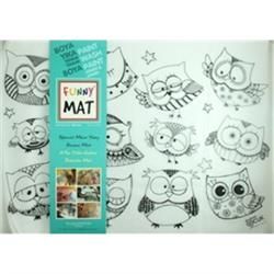 Funny Mat 1004 Şaşkın Baykuşlar - Akademi Çocuk - Funny Mat Kitap