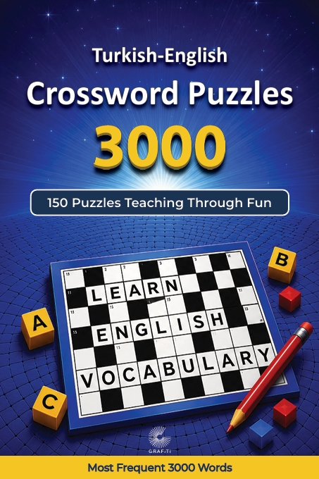 Turkish-English Crossword Puzzles (3000) - Grafiti Kitap