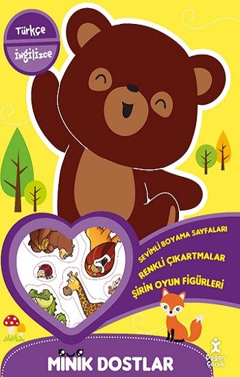 Minik Dostlar Ormanda Yürüyüş Boyama Kitabı - Doğan Çocuk Kitap
