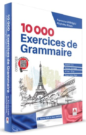10 000 Exercices de Grammaire Fransızca Dilbilgisi Alıştırma Kitabı - Delta Kültür Yayınevi Kitap