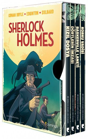 Sherlock Holmes Özel Kutulu Set (4 Kitap Takım) - Domingo Yayınevi Kitap