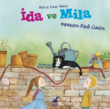 İda ve Mila Ressam Kedi Üzüm - Dinozor Çocuk Kitap