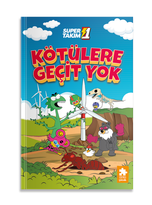 Süper 1 Takım 3-Kötülere Geçit Yok - Eksik Parça Yayınları Kitap