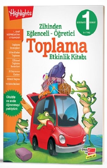 Zihinden Eğlenceli - Öğretici Toplama Etkinlik Kitabı - Dikkat Atölyesi Yayınları Kitap