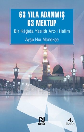 63 Yıla Adanmış 63 Mektup Ayşe Nur Menekşe Türkçe kitap kapağı