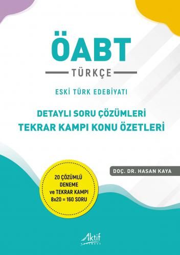 ÖABT Türkçe - Eski Türk Edebiyatı - Aktif Yayınevi Kitap