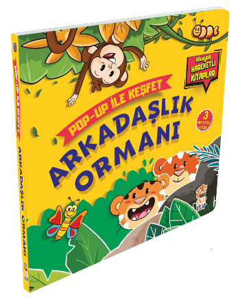 Arkadaşlık Ormanı - Pop-Up İle Keşfet (Ciltli) - Sincap Kitap Kitap