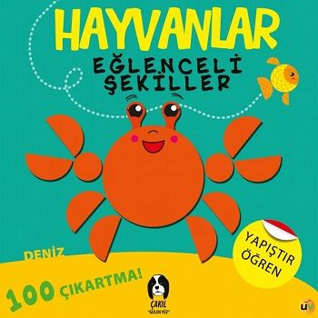 Hayvanlar - Eğlenceli Şekiller Deniz - Çakıl Yayınları Kitap