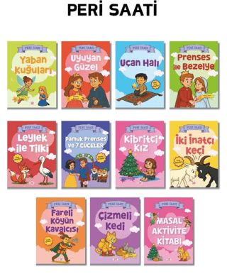 Peri Saati Seti (10 Kitap +1 Aktivite Takım) - Dokuz Yayınları Kitap