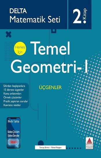 Matematik Seti 2  Herkes İçin Temel  Geometri -I - Delta Kültür Yayınevi Kitap