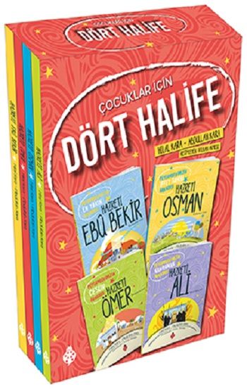 Çocuklar İçin Dört Halife Seti (4 Kitap Takım) - Uğurböceği Yayınları Kitap