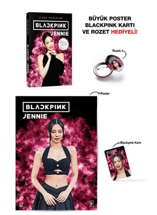 Blackpink Jennie - K-Pop Yıldızları - Parodi Yayınları Kitap