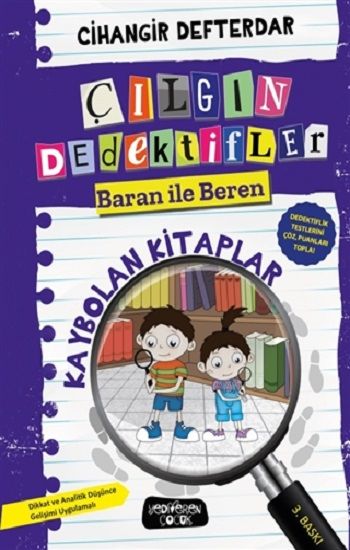 Kaybolan Kitaplar - Çılgın Dedektifler Baran ile Beren (Ciltli) - Yediveren Çocuk Kitap