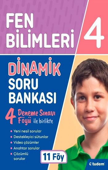 4. Sınıf Fen Bilimleri Dinamik Soru Bankası - Tudem Eğitim Yayınları Kitap