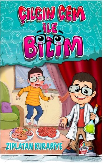 Çılgın Cem İle Bilim - Zıplatan Kurabiye - Yağmur Çocuk Yayınları Kitap