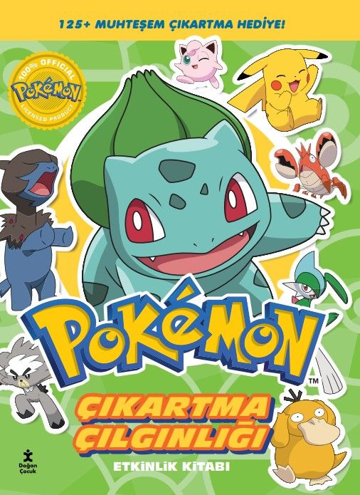Pokemon - Bulbasaur Çıkartma Çılgınlığı Etkinlik Kitabı - Doğan Çocuk Kitap