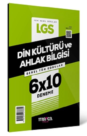 2025 LGS Genel Tüm Konular Din Kültürü ve Ahlak Bilgisi 6 Deneme - Marka Yayınları Kitap