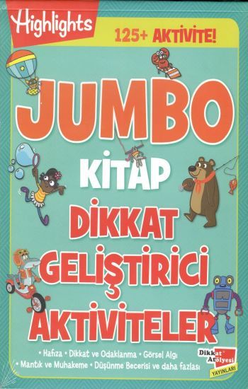 Jumbo Dikkat Geliştirici Aktiviteler - Dikkat Atölyesi Yayınları Kitap