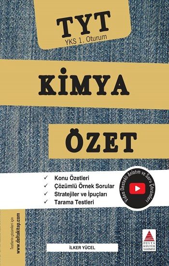 TYT Kimya Özet (YKS 1. Oturum) - Delta Kültür Yayınevi Kitap