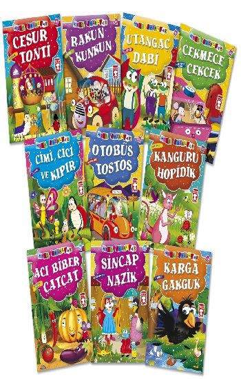 Mini Masallar 2 Set - (10 Kitap) - Timaş Çocuk Kitap