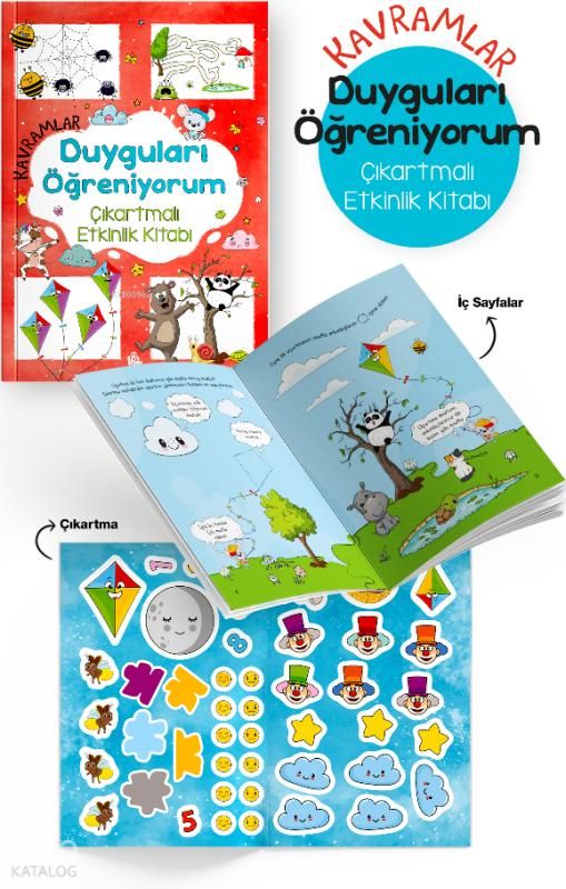Kavramlar - Duyguları Öğreniyorum - Bigkids Yayınları Kitap