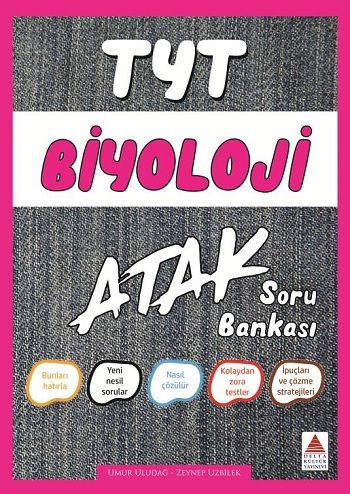 TYT Biyoloji Atak Soru Bankası - Delta Kültür Yayınevi Kitap