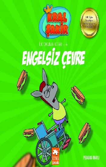 Engelsiz Çevre - Kral Şakir İlk Okuma 4 - Eksik Parça Yayınları Kitap