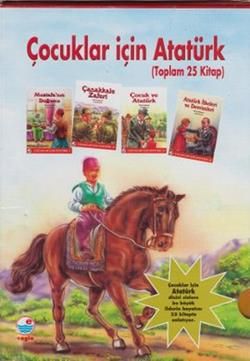 Çocuklar İçin Atatürk (25 Kitap Takım) - Mehmet Hengirmen, Bilmece - Bulmaca Türkçe kitap kapağı