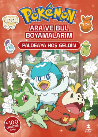 Pokemon - Ara ve Bul Boyamalarım –  Paldea’ya Hoş Geldin - Doğan Çocuk Kitap