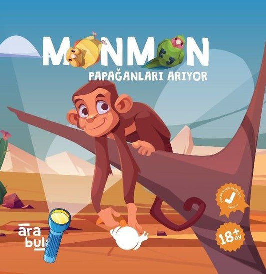 Monmon Papağanları Arıyor - Fenerli Ara Bul Kitabı 18 + Ay - Çikolata Yayınevi Kitap