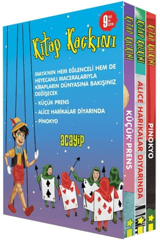 Kitap Kaçkını Seti - 3 Kitap Takım - Kutulu - Acayip Kitaplar Kitap