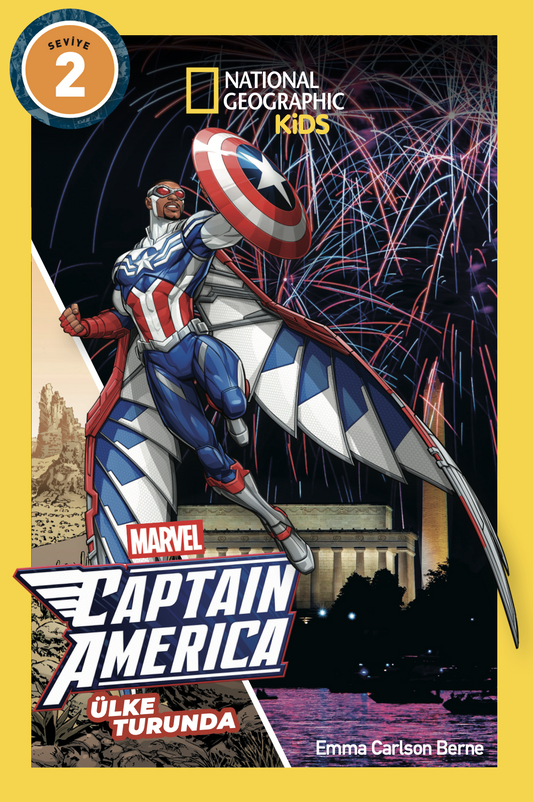 National Geographic Kids - Marvel Captain America Ülke Turunda - Beta Kids Kitap