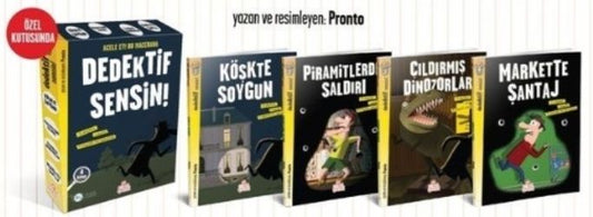 Dedektif Sensin (4 Kitap Takım) - Nesil Çocuk Yayınları Kitap