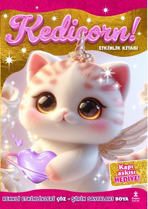 Kedicorn –  Parıltılı Etkinlikler Kitabı - Doğan Çocuk Kitap