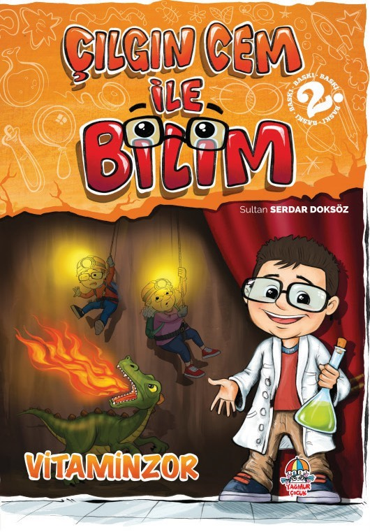 Çılgın Cem İle Bilim - Vitaminzor - Yağmur Çocuk Yayınları Kitap