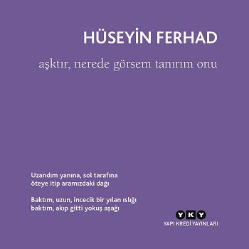 Aşktır, Nerede Görsem Tanırım Onu - Yapı Kredi Yayınları Kitap