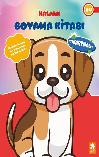 Kawaii Boyama Kitabı - 4 - Eksik Parça Yayınları Kitap