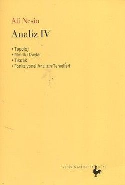 Analiz 4 Ali Nesin Türkçe kitap kapağı