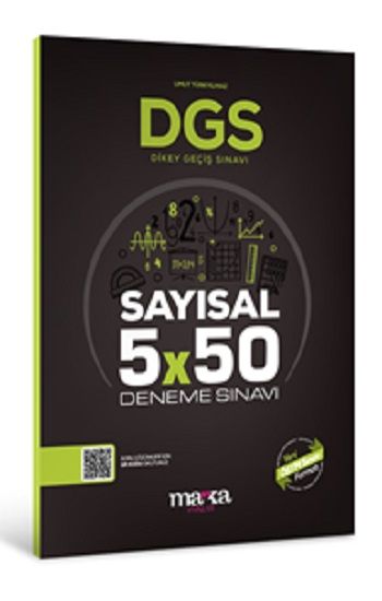 2025 DGS Sayısal 5x50 Deneme Sınavı Tamamı PDF Çözümlü Açıklanan Yeni Müfredat - Marka Yayınları Kitap