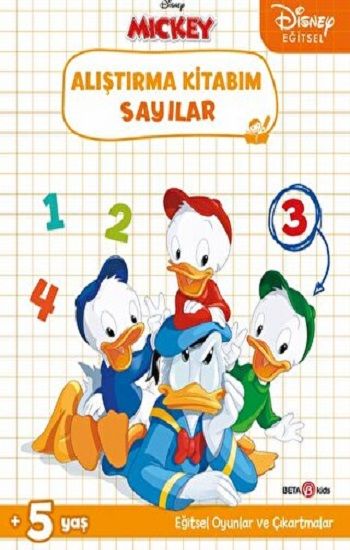 Disney Eğitsel Çıkartmalı Alıştırma Kitabım Sayılar - Beta Kids Kitap