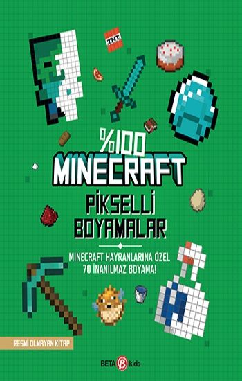 Minecraft Pikselli Boyama - Beta Kids Kitap