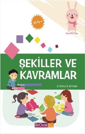 Şekiller ve Kavramlar Etkinlik Kitabı (36 Ay) - Bir Ocak Yayınları Kitap