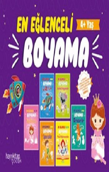En Eğlenceli Boyama 6’lı Set - Hayykitap Kitap